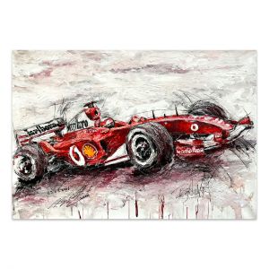 Kunstwerk Michael Schumacher Ferrari 2006 #0023