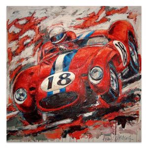 Artwork Ferrari 250 Testa Rossa 1956 #0034
