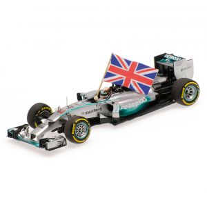 Lewis Hamilton Mercedes-AMG F1 W05 Ganador Abu Dhabi GP, Campeón Mundial 2014 1/43