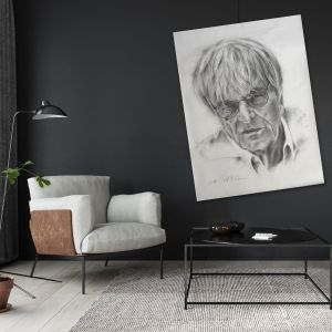 Obra de arte Bernie Ecclestone Retrato #0010