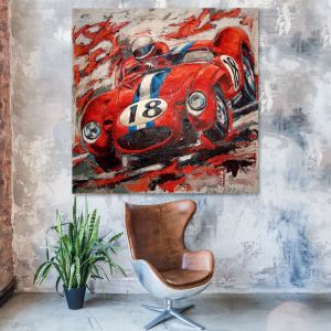 Obra de arte Ferrari Testa Rossa 1956 #0034