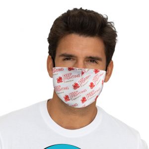 Keep Fighting Mund-Nasen Maske
