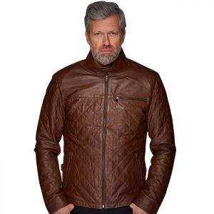 Gulf Leather Jacket Belrose cognac