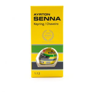 Ayrton Senna 3D Schlüsselanhänger Helm 1988