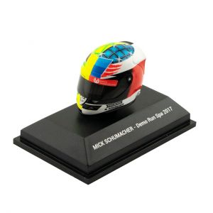 Casco miniatura Mick Schumacher Bélgica GP 2017 1/8