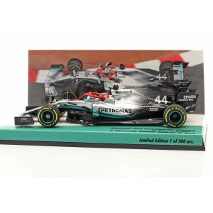 Lewis Hamilton Mercedes-AMG F1 W10 #44 Monaco GP Campeón Mundial F1 2019 1/43
