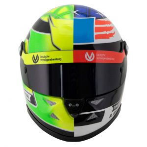 Mick Schumacher casco miniatura Belgio Spa 2017 1/2