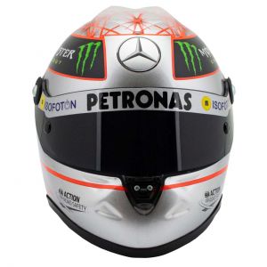 Michael Schumacher Platin-Helm Spa 300th GP 2012 1:2