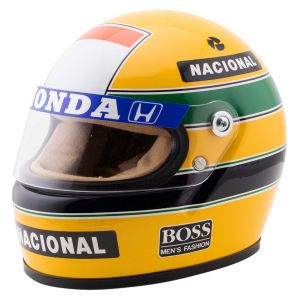 Ayrton Senna helmet 1988 scale 1/2
