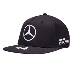 Mercedes-AMG Petronas Fahrer Cap Hamilton schwarz Flat Brim