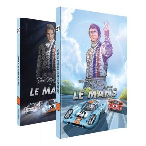 Comic-Set: Steve McQueen in Le Mans + Und Steve McQueen erschuf Le Mans (Alemán)