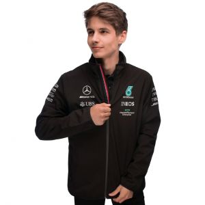 Mercedes-AMG Petronas Team Softshell Jacke 2021 schwarz