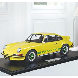 Porsche 911 Carrera RS 2.7 construction légère - 1972 - jaune / décor vert 1/8