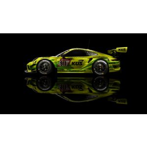 Manthey Art Print - Porsche 911 GT3 R Grello 24h Siegerfahrzeug 2021 Side