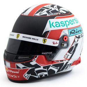 Charles Leclerc casque miniature Formule 1 2021 1/2