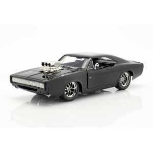 Fast & Furious Dom`s Dodge Charger R/T 1970 black 1/24