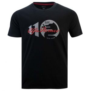 Alfa Romeo Lifestyle 110 T-shirt Classique noir