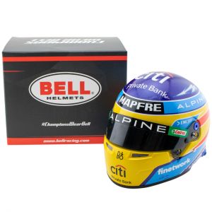 Fernando Alonso Casco en miniatura Fórmula 1 2021 1/2