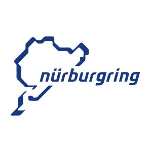 Nürburgring Aufkleber Nürburgring Logo 12cm blau