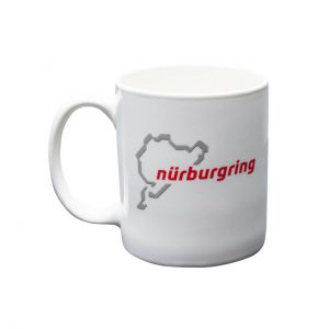 Nürburgring Tasse Nordschleife weiß
