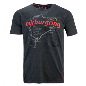 Nürburgring T-Shirt Nordschleife gris