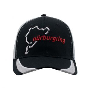 Nürburgring Gorra Nordschleife negro / gris