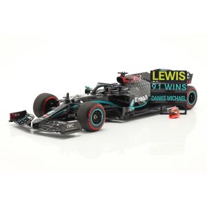 Mercedes-AMG Petronas F1 Team W11 EQ Performance - Lewis Hamilton - Ganador del GP de Eifel 2020 1/18