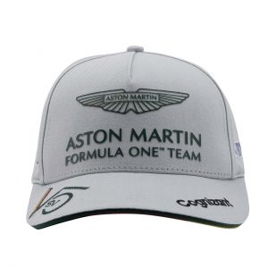 Aston Martin F1 Official Sebastian Vettel Gorra gris