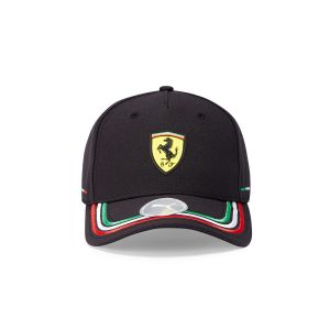 Scuderia Ferrari Cap Italien schwarz