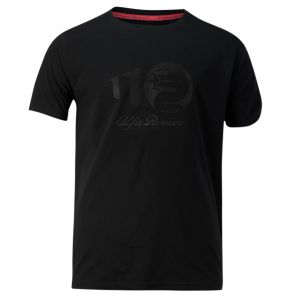 Alfa Romeo Lifestyle 110 Camiseta Concentric negra