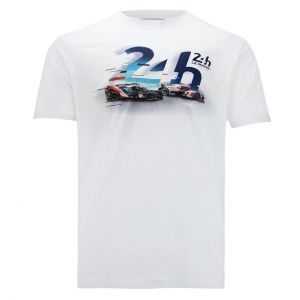 24h de course au Mans T-Shirt de l'événement 2021 blanc