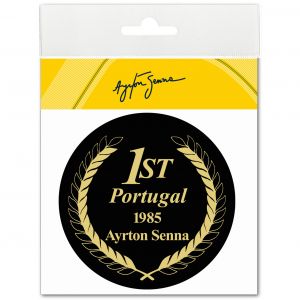 Ayrton Senna Sticker Portugal 1985