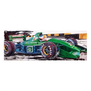 Œuvre d'art Michael Schumacher Premier GP de Formule 1 à Spa en 1991 #0065