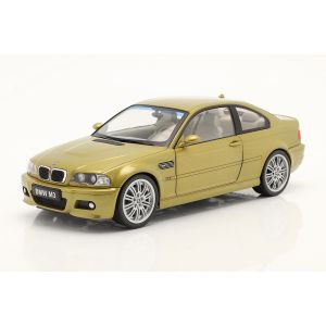 BMW M3 (E46) année 2000 phénix jaune 1/18