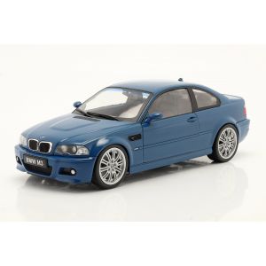 BMW M3 (E46) année 2000 Laguna Seca bleu 1/18