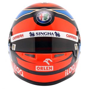 Kimi Räikkönen casco in miniatura 2021 1/2
