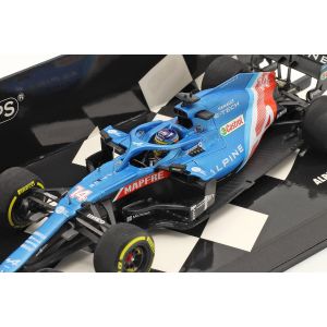 Fernando Alonso Alpine F1 Team A521 Fórmula 1 GP de Bahrein 2021 1/43