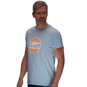 Gulf Camiseta vintage azul gulf