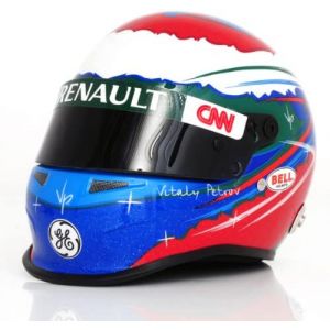 Vitaly Petrov Caterham F1 Team Miniaturhelm 2012 1:2