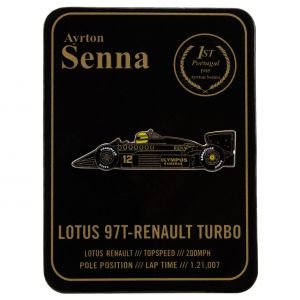 Ayrton Senna Anstecker Classic Team Lotus