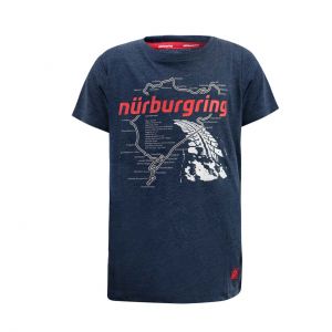 Nürburgring Kinder T-Shirt Nordschleife blau