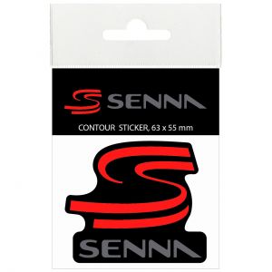 Ayrton Senna Sticker Double S 3D