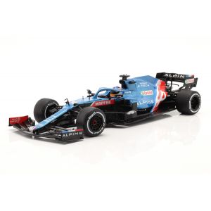 Fernando Alonso Alpine F1 Team A521 Formel 1 Portugal GP 2021 1:18