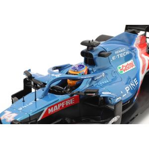 Fernando Alonso Alpine F1 Team A521 Formel 1 Portugal GP 2021 1:18