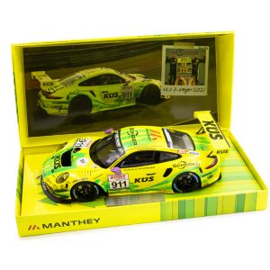 Manthey-Racing Porsche 911 GT3 R - 2021 Sieger NLS 7 Nürburgring #911 1:18 Collector Edition