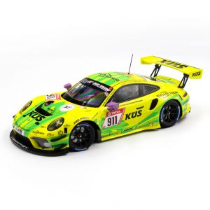 Manthey-Racing Porsche 911 GT3 R - 2021 Vainqueur de la course de 24h du Nürburgring #911 1/18 Collector Edition