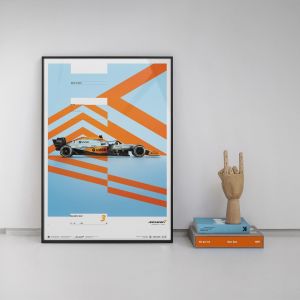 Affiche McLaren Gulf Formel 1 Edition 2 - Daniel Ricciardo 2021 - Limited Edition