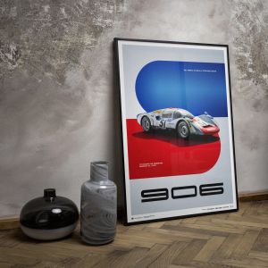 Poster Porsche 906 - 12h Rennen Sebring - 1970