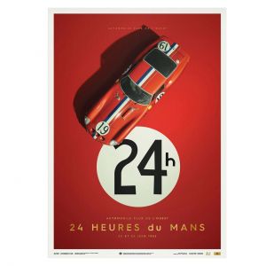Affiche Ferrari 250 GTO - Rouge - 24h Le Mans - 1962 - Collector's Edition