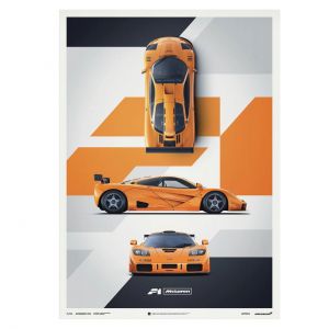 Affiche McLaren F1 LM - Papaye Orange